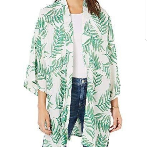 Say What? Other - Say What? Tropical Print Kimono